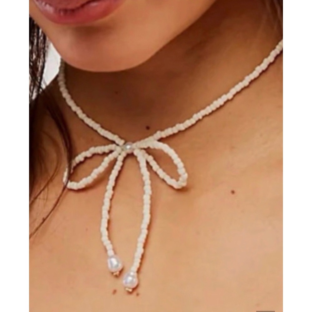 Free People Bow Necklace